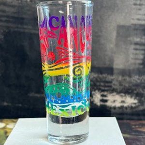 Cancun, Mexico on Multi Colored Glass Shooter